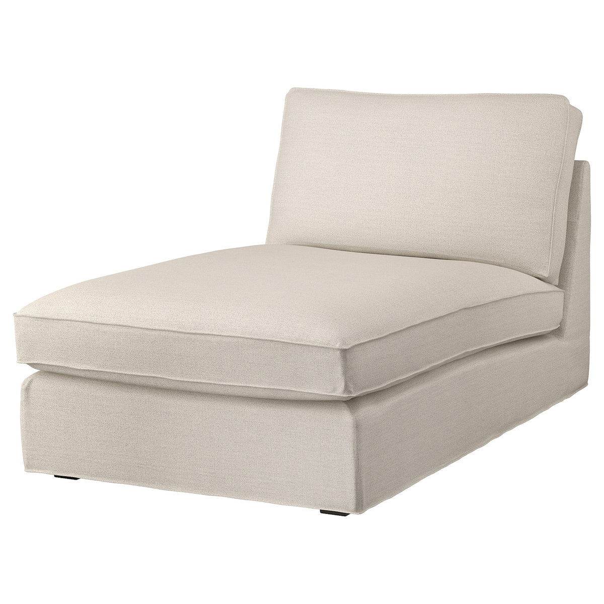 IKEA KIVIK Cover for Chaise Gunnared Beige Chaise Cover Slipcover