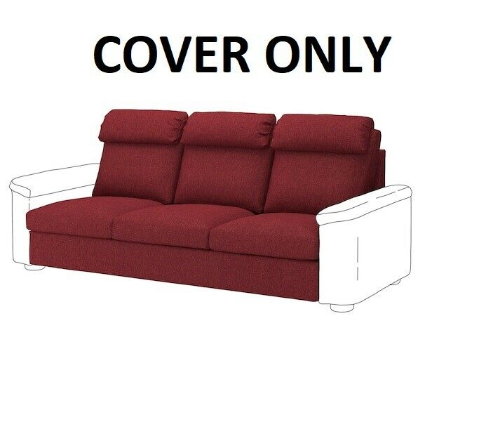 IKEA LIDHULT Cover for Sofa Section Lejde Red Brown Slipcovers