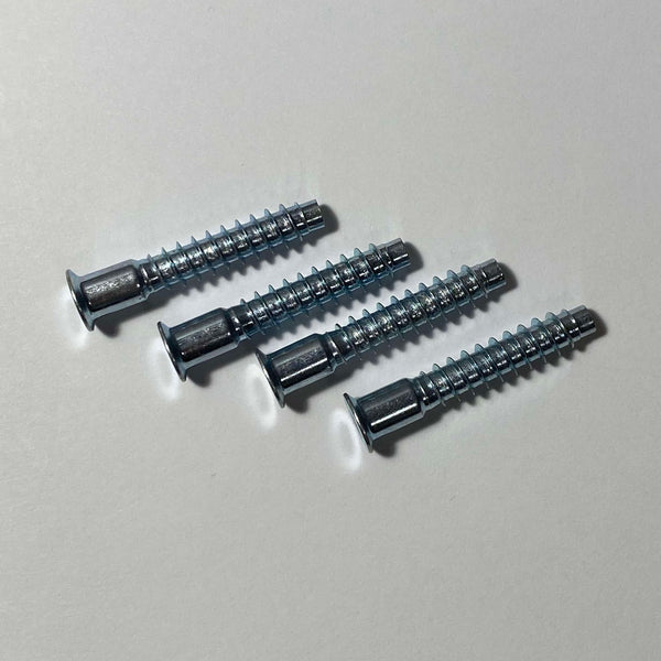 IKEA Wood Screw Part # 100211 #100212 (4 pack) 40mm Black Or Silver Replacement Fittings