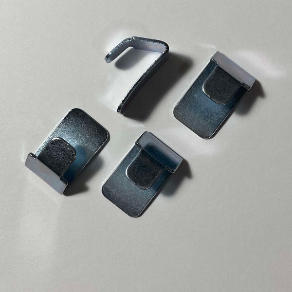 IKEA Shelf Bracket Clips Part # 114594 (4 pack) for Fabrikor Shelves Glass Door Cabinet Ivar