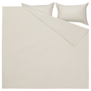 IKEA GRAPALPMAL King Duvet Cover Set With Pillowcases Beige 205.498.52 Cotton