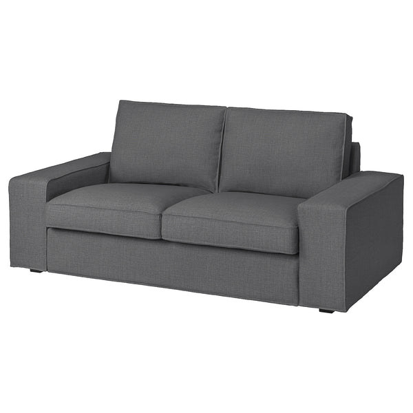 IKEA KIVIK Loveseat Cover Skiftebo Dark Gray 2 Seat Sofa Slipcover 804.650.81