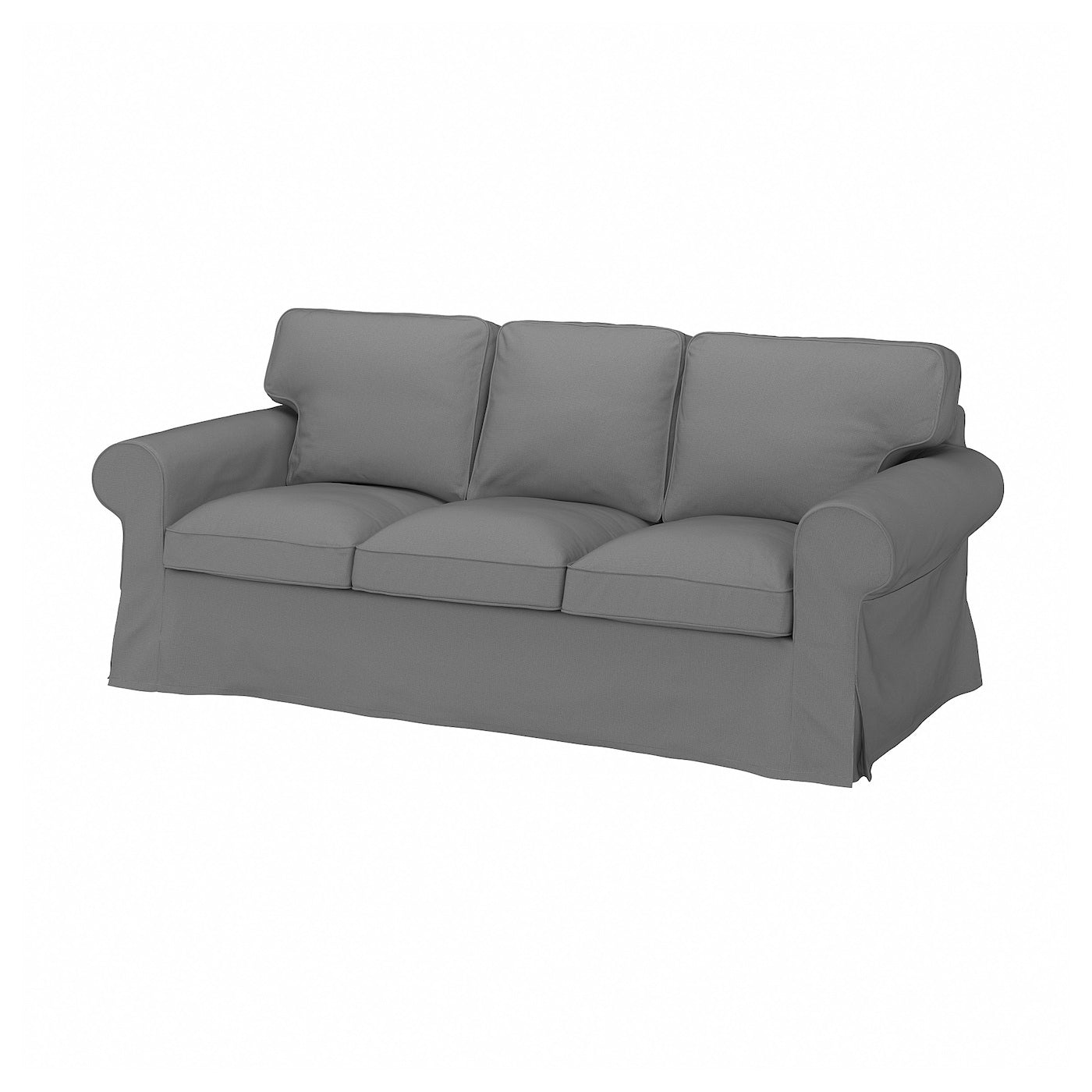 IKEA UPPLAND Sofa Cover for 3 Seat Sofa Remmarn Light Gray Slipcovers 404.727.76