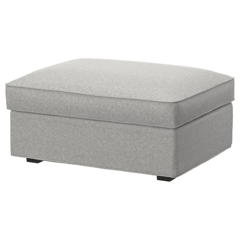 IKEA KIVIK Cover for Ottoman with Storage Tallmyra White Black 905.577.68 Footstool Slipcover