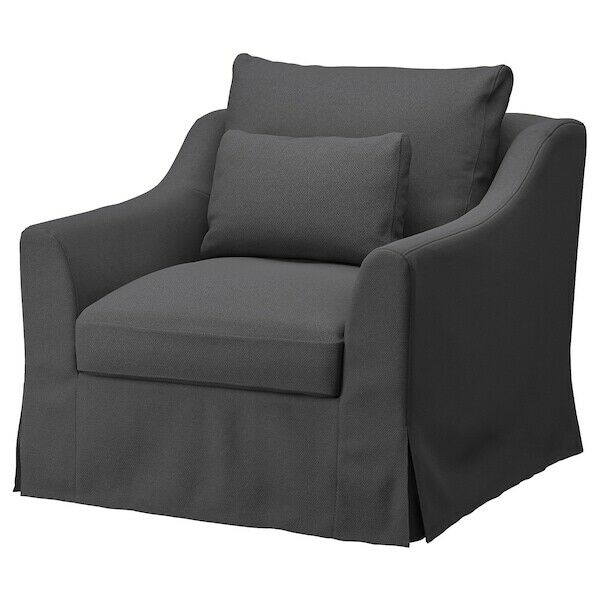 IKEA FARLOV Cover for Armchair Flodafors Gray Chair Slipcover 004.785.20