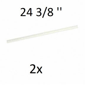 IKEA BOAXEL Suspension Rail (2 Pack) 24 3/8" White 304.487.39
