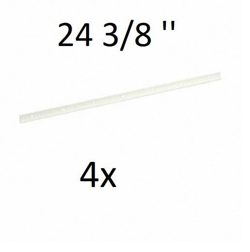 IKEA BOAXEL Suspension Rail (4 pack) 24 3/8" White 304.487.39