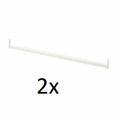 IKEA BOAXEL Clothes Rail (2 pack) 23 5/8" White - Set of 2