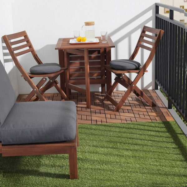 IKEA RUNNEN Decking 12x12" (1 Piece) Outdoor Artificial Grass Replacement