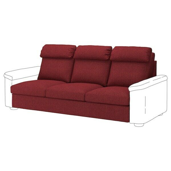 IKEA LIDHULT Cover for Sofa Section Lejde Red Brown Slipcovers