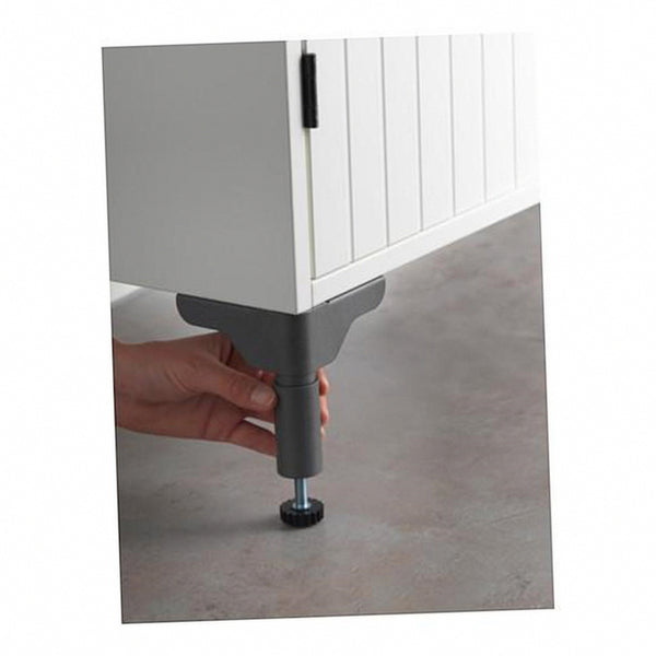 IKEA SILVERAN Adjustable Foot Leg for Sink Cabinet Gray 402.680.06