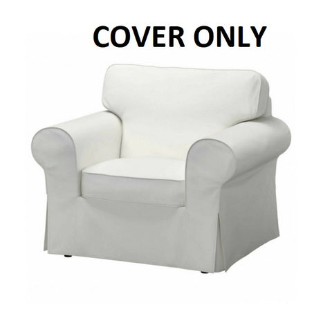 IKEA EKTORP Cover for Armchair Vittaryd White Chair Slipcover 303.217.40