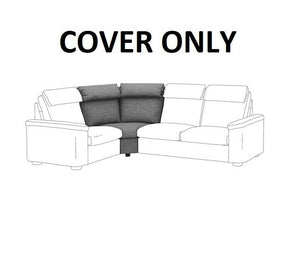 IKEA LIDHULT Cover for Corner Section Lejde Gray Black 804.055.82 Slipcover