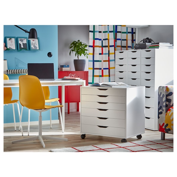 IKEA ALEX Caster (4 Pack) Black 2" Home Office Drawer Desk Unit Wheel 104.806.07
