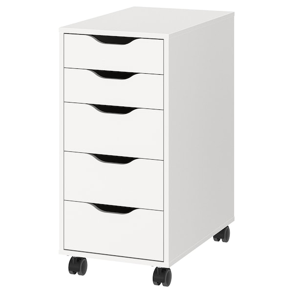 IKEA ALEX Caster (4 Pack) Black 2" Home Office Drawer Desk Unit Wheel 104.806.07