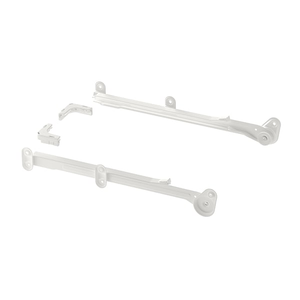 IKEA AURDAL Pull Out Rail for Baskets 14 3/4 " (2 pack) White 904.627.08