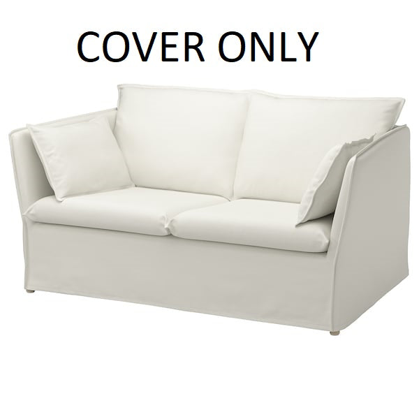 IKEA BACKSALEN Cover for Loveseat Blekinge White 2 Seat Slipcover 204.971.98