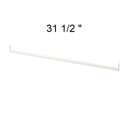 IKEA BOAXEL Clothes Rail 31 1/2" White Fits Boaxel Bracket 704.487.42
