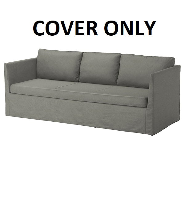 IKEA BRATHULT Cover for Sofa Borred Gray Green 3 Seater Slipcover 403.362.46