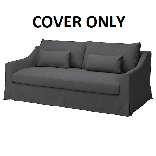 IKEA FARLOV Cover for Sofa Flodafors Gray 904.787.90 3seater Slipcove