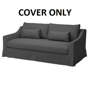 IKEA FARLOV Cover for Sofa Flodafors Gray 904.787.90 3-seater Slipcover