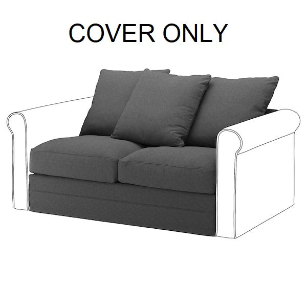 IKEA HARLANDA Cover for Loveseat Sofa Section Ljungen Medium Gray Slipcover