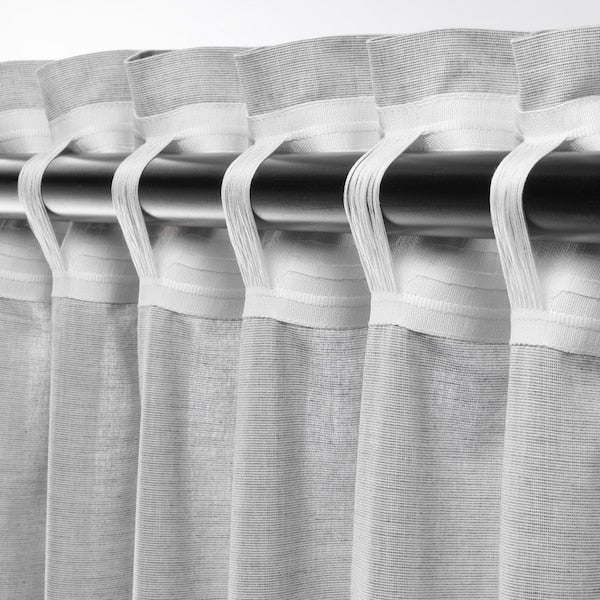IKEA HANNALILL Curtains 57x98" Gray 2 Panels (1 Pair) Light Filtering