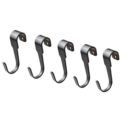 IKEA HULTARP Hook Black 2 3/4" (5 Pack) Storage Hanger 104.444.45