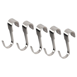IKEA HULTARP Hook 2 3/4" (5 Pack) Silver Nickel Plated Storage Hanger 504.488.37