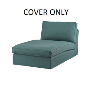 IKEA KIVIK Cover for Chaise Kelinge Gray Turquoise Green Slipcover 405.269.63
