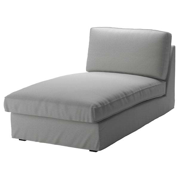 IKEA KIVIK Chaise Lounge Cover Orrsta Light Gray Slipcover Discouch