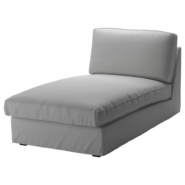 IKEA KIVIK Chaise Lounge Cover Orrsta Light Gray Slipcover