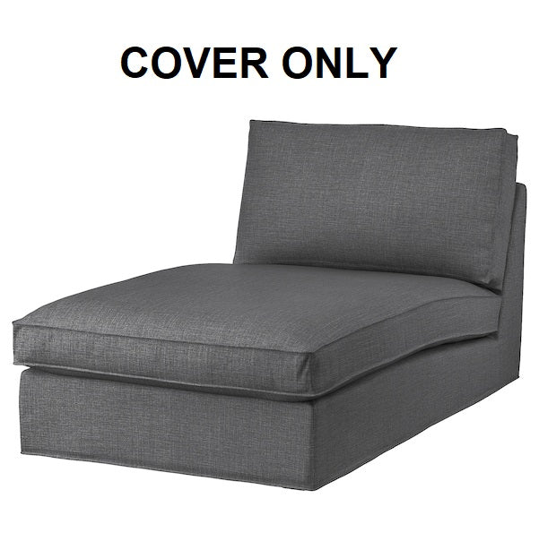 IKEA KIVIK Chaise Lounge Cover Slipcover Skiftebo Dark Gray