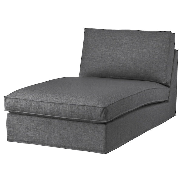 IKEA KIVIK Chaise Lounge Cover Slipcover Skiftebo Dark Gray