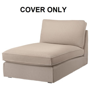 IKEA KIVIK Chaise Lounge Cover Slipcover Tallmyra Beige Washable