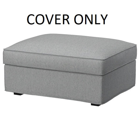 IKEA KIVIK Cover for Ottoman Tibbleby Light Gray Slipcover 305.269.06