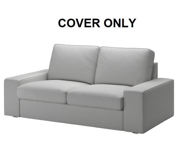 IKEA KIVIK Loveseat Cover Orrsta Light Gray 2 Seater Sofa Slipcover 902.786.68