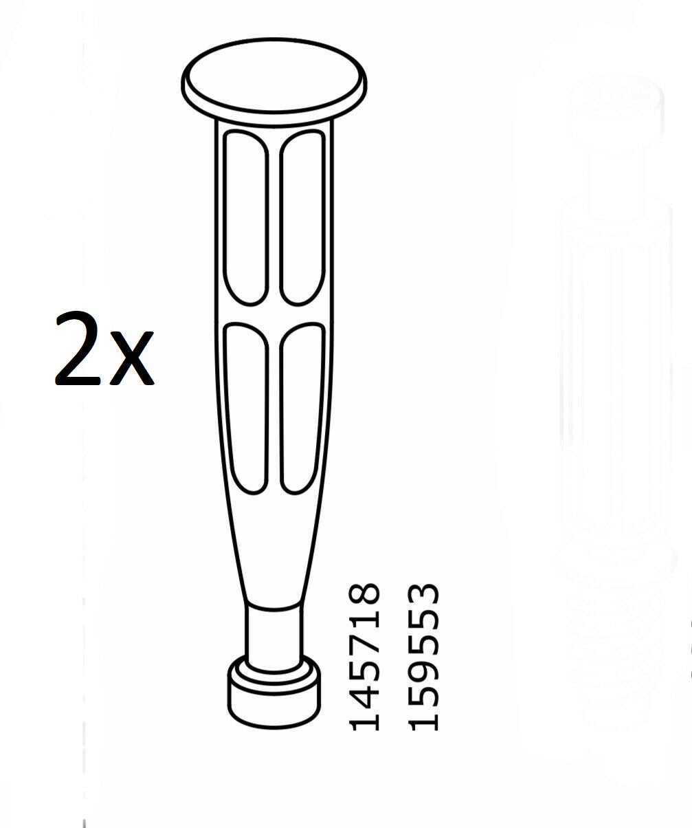 IKEA Part # 145718 # 159553 Plastic Drawer Screws (2 pack) Replacement Hardware