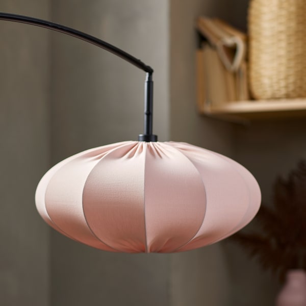 IKEA REGNSKUR Pendant Lamp Shade (Shade ONLY) Oval Pink 20" 504.826.33