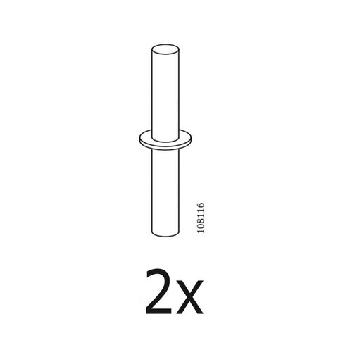 IKEA Connection for IKEA Sofa Furniture (2 Packs) Part # 108116 Hardware Fitting