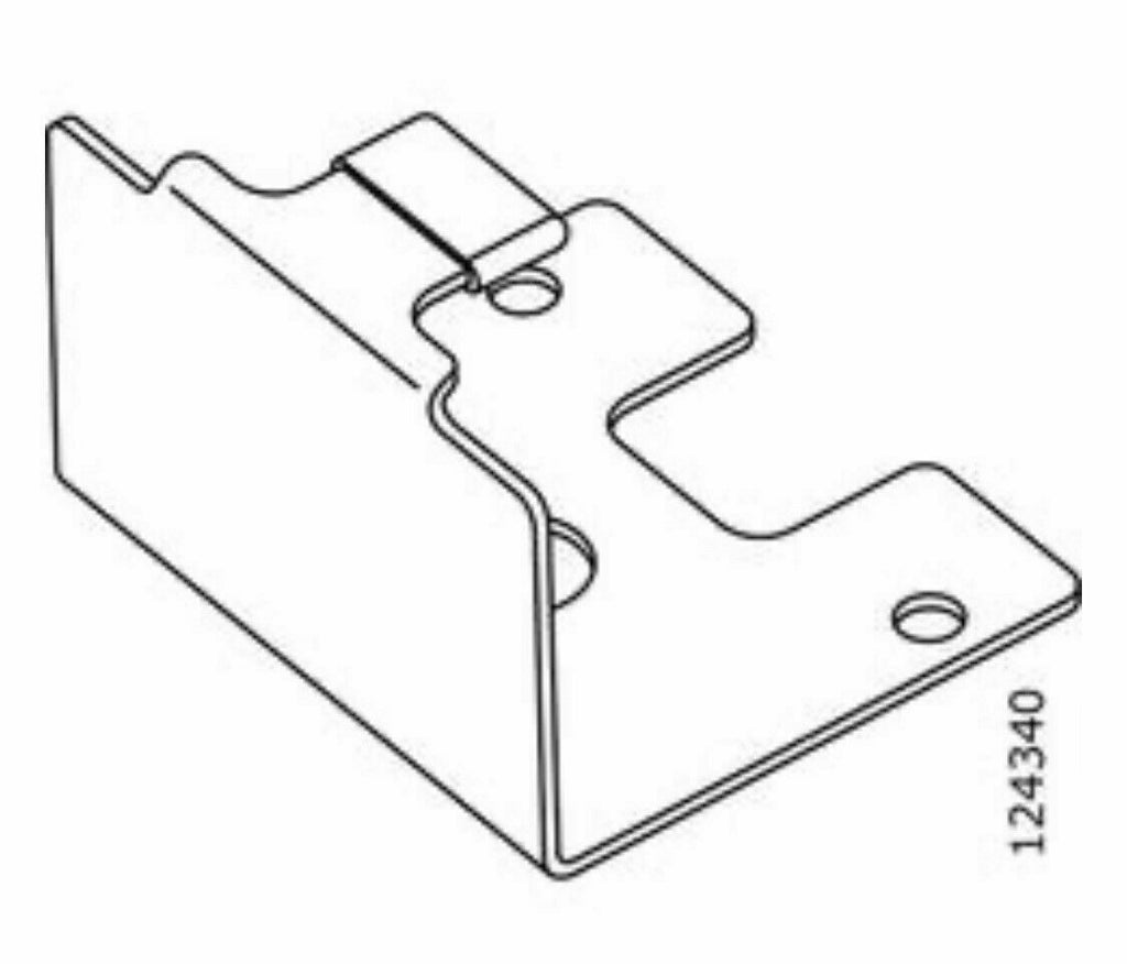 Supporto Per Porta Scorrevole 124340 Adatto Come Pezzi Di Ricambio Per IKEA GRIMO, HASVIK Porta Esterna PAX Armadio - Foto 2