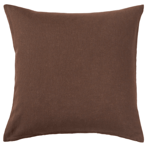 2 PACK Ikea VIGDIS Pillow Case Cushion Cover 20" x 20" Brown Linen Like