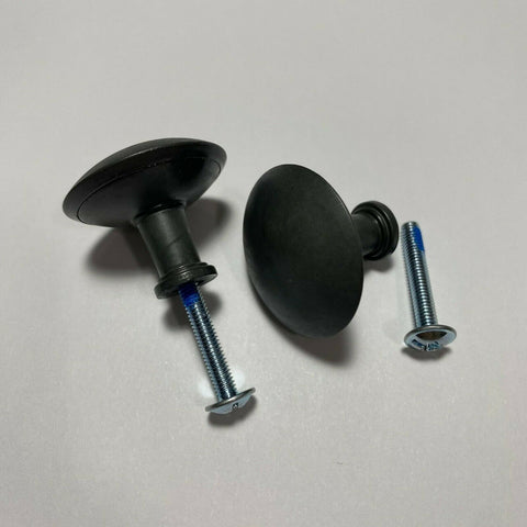 IKEA HEMNES Knobs Metal 32 mm Screws Part # 117615 # 119976 (2 pack) Fittings
