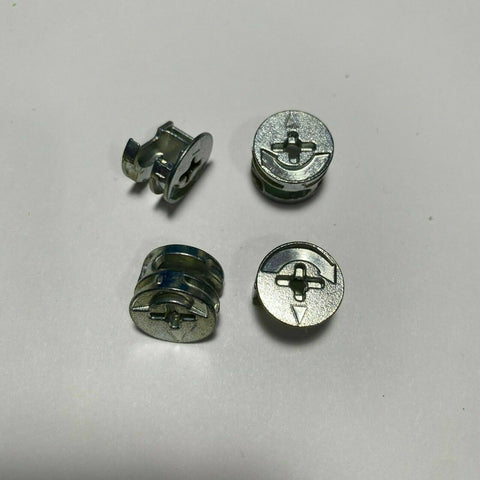 IKEA Metal Cam Lock Nuts Part # 110630 (4 Pack) Furniture Hardware Fittings