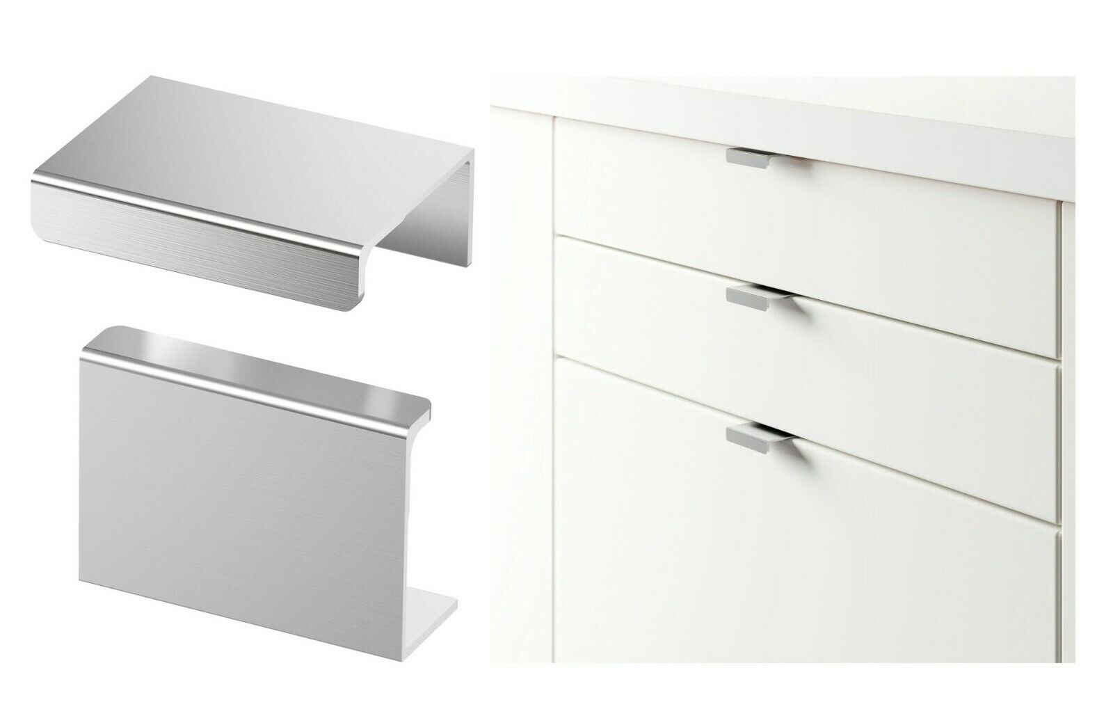 IKEA BLANKETT Aluminum Handles 902.222.33 Discouch