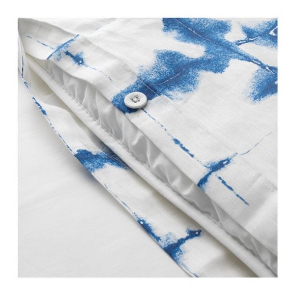 IKEA TANKVARD Duvet Cover Full / Queen 100% Linen Comfortable & Cooling Material
