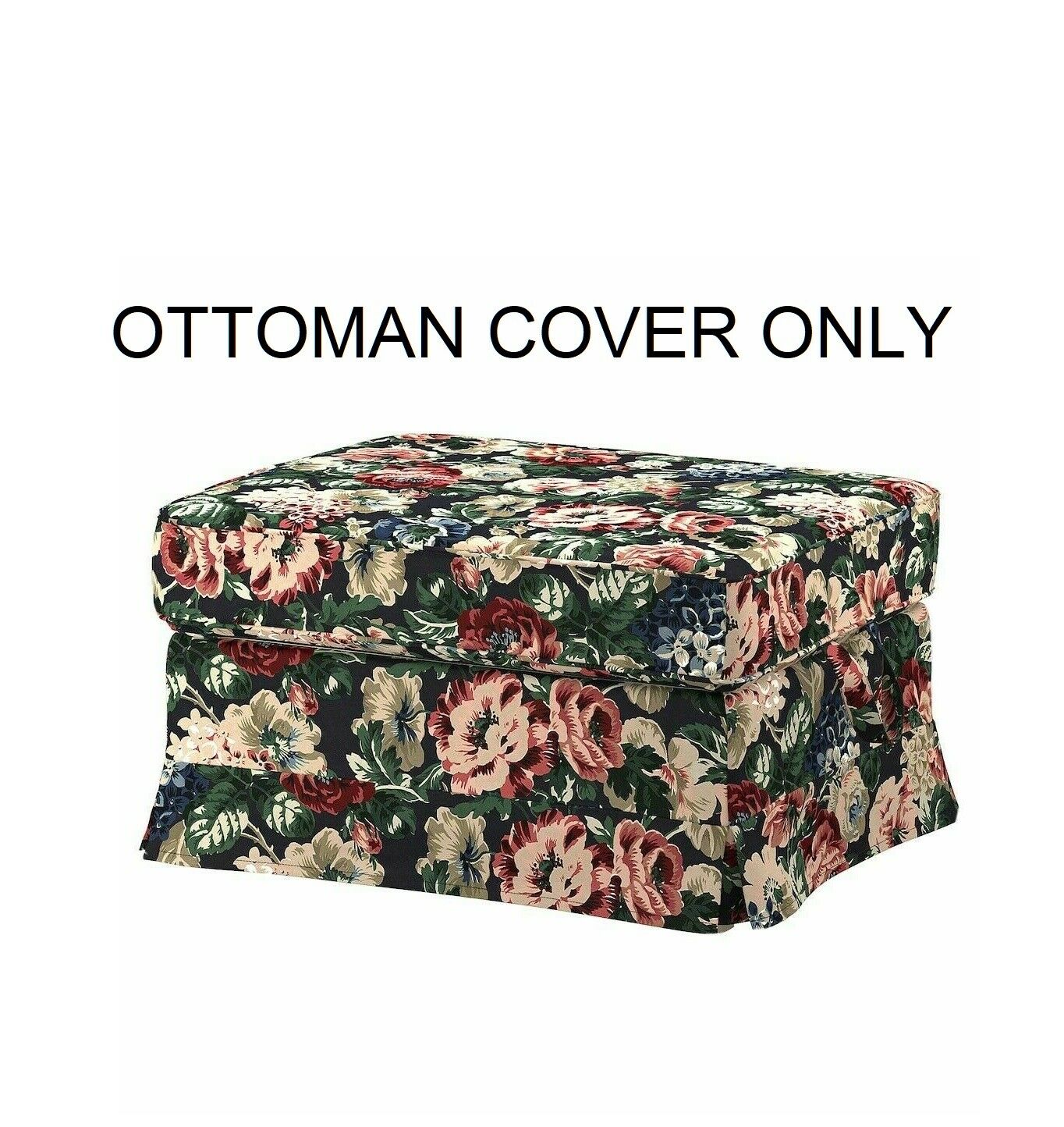 IKEA EKTORP Ottoman Cover Lingbo Floral 904.033.23