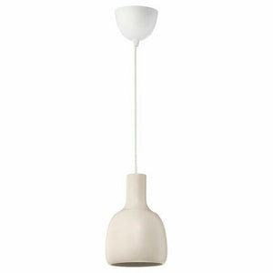 IKEA VAXJO Pendant Ceiling Lamp Aluminum Modern Beige 7" x 11" 903.949.22