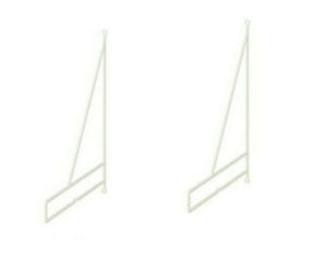 IKEA PERSHULT Bracket (2 pack) White 11 3/4 x 11 3/4" Wall Shelf 203.998.95