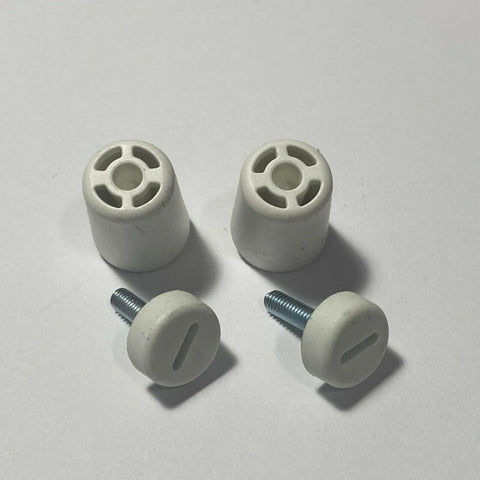 IKEA Screw Part # 153311 152741 (2 each) For SKADIS Pegboard White Replacement